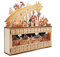 Wichtelstube-Kollektion XL LED Adventskalender Holz zum befüllen beleuchtet Sternschnuppe Lichterbogen Schwippbogen Weihnachten
