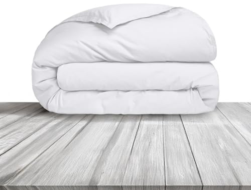 Home Tresor - Piumino Matrimoniale 2 Piazze Primaverile Estivo in Morbida Microfibra 200gr./mq | Piumone Matrimoniale Leggero cm. 250x200 Bianco