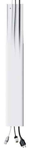 ECHOGEAR Ocultador de cables de TV para TV montado en la pared, kit de gestión de cables personalizable de 48 pulgadas oculta más de 6 cables, la cubierta del cable se instala en minutos con