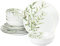 Waterside - 12pc Leaf Rustic Dinner Set