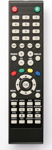 Remplacement Télécommande pour TV Brandt B5504UHD B5508UHD B4040FHD B3929HD LED B3930HD B4304HD