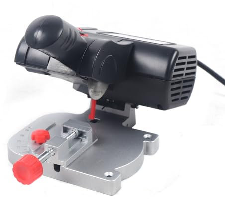 Mini-Gehrungs-Kappsäge 90 W Kappsäge Elektrische Kappsäge Metallsäge Tragbar 4500 RPM Gehrungssäge 0-45° Einstellbar für Holz Metall