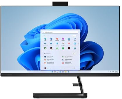 Lenovo IdeaCentre AIO 3 27 Computer (Intel i5-13420H, 8GB DDR4 RAM, 512GB SSD, Intel UHD Graphics, Windows 11) - Black