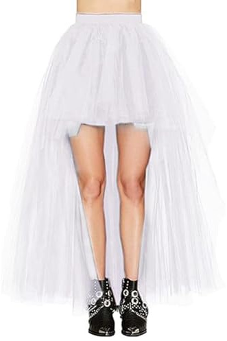 Tyllkjol dam lång puffy tutu kjol tyllkjol 50-talet vintage tutu kjolar danskjol festklänning cosplay underkjol älvor kostym karnevalskostymer karneval kostym maskeraddräkter dam