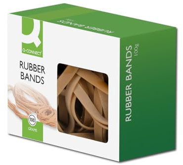 Q-Connect Rubber Band - Gomas elásticas,100 g