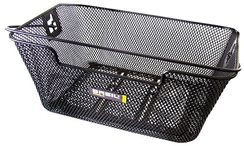 Basil Hinterradkorb Capri Flex 39x30x17cm / engmaschig schwarz 11169 Fahrrad