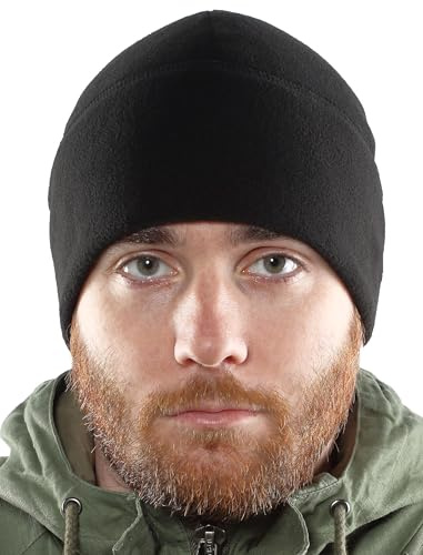 Fleece Winter Warm Watch Cap - Mens Outdoor Skull Beanie Hat