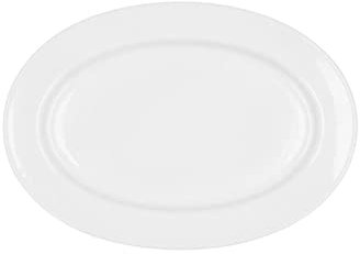 BIDASOA Fuente Oval PORC 26 X 18 CM BID Glacial, Cerámica, Multicolor