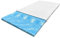 Gelschaum XXL Topper 180x190 cm Royal für Matratzen & Boxspringbett - Matratzenauflage Gel mit Tencel Bezug – 8 cm - hohes RG50 - Made in Germany (180x190 cm)