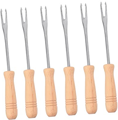 TOYANDONA 6pièces Fourchette Porte-épis De Maïs Pour Barbecue Et Cuisine Avec Support Pour Épis De Maïs Fruits Cas
