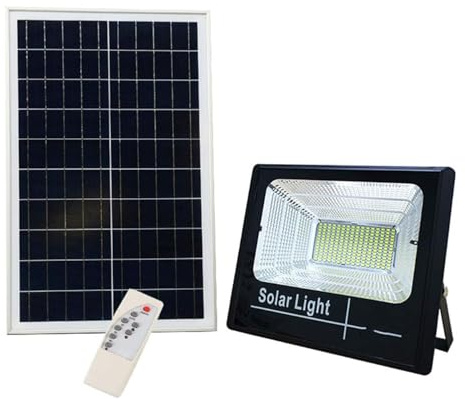 HYZHANHONG Focos de inundación Brillantes Blancos al Aire Libre de 2000W, luz de Seguridad Solar a Prueba de Agua Ip67 con Encendido/Apagado automático al Amanecer y al Atardecer para Patios