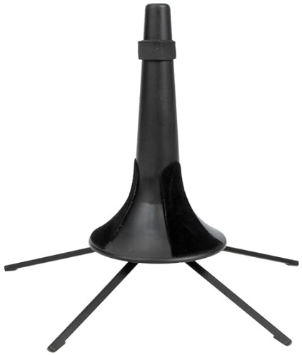 Alipis Soporte Plegable para Trompeta y Clarinete de Metal Resistente con Base Estable de Cinco Patas Portátil y Compacto para Exhibición y Transporte de Instrumentos Musicales