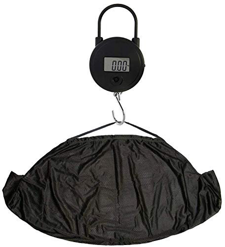 Digital Fishing Scale with LCD Display & Mesh Sling – Portable Electronic Fish Weighing Scale With Hook – Accurate, Lightweight, and Durable for Weighing Catches During Fishing Trips and Tournaments