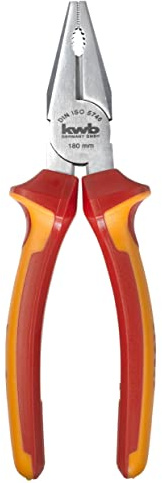 kwb VDE Pinza combinata 180 mm 396320, secondo DIN ISO 5746, versatile, molto robusta, testata VDE GS