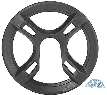 X AUTOHAUX Kettenschutz Fahrrad 42 Zähne Kettenschutzring 4 Löcher Kettenschutzscheibe Fahrrad Kurbelgarnitur Kettenradabdeckung Schutz 9,7–10,7 cm