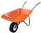 ASC New Child Kids Wheelbarrow - Orange/Grey - Toy, Play, Farm, Gardening