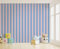 New Walls Vliestapete Streifen rosa blau leicht strukturiert & matt Tapete für Wohnzimmer, Kinderzimmer, Schlafzimmer | 10,05 x 0,53 m