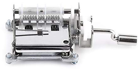 Carillon Fai da Te Crea il Tuo Carillon Fai da Te Tune Manovella 15 Note Carillon Movimento Perforatrice 20 Nastri di Carta