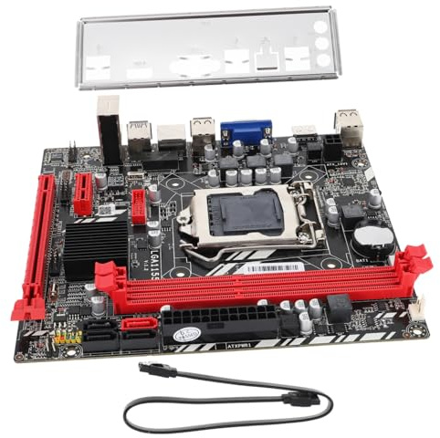 CAXUSD Computer Motherboard Dual Slot Matx Board for Desktop Features Stable Performance Mbps Network Card Compatible with Processors