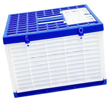 Sdlnklm Jaula Plegable para Palomas, Caja de Liberación, Equipo para Competiciones, Caja Nido, Jaula de Transporte para Aves para El Hogar, El, L