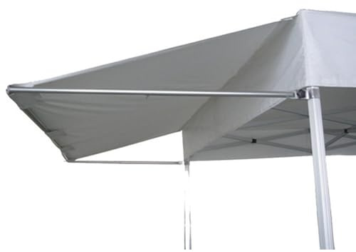Taruor Tela para Sombrilla de Tienda de 3 Metros, Material de PVC, Protección Solar para Exteriores, Color Blanco, para Acampar, Picnics, Eventos
