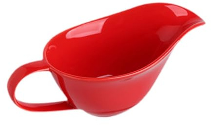 KIXZSAZ Salsera de cerámica con forma de barco, ideal para fiestas. Elegante salsera y cuencos para servir, muy adecuados para atrezzo fotográfico o, rojo, 20 x 9 x 8 cm