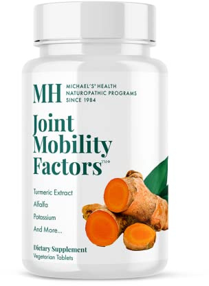 Michael's Health Naturopathic Programs Joint Mobility Factors - 60 Vegetarian Tablets - Essential Nutrients for Proper Joint Function - With Non-GMO Glucosamine Sulfate - Kosher - 15 Servings