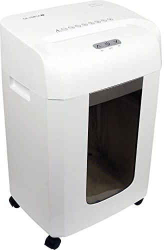 Olympia MC 510.2 Profi Aktenvernichter DIN A4 (Sicherheitsstufe P4, Partikelschnitt, 10 Blätter 80g/m², Dokumentenvernichter mit Kreuzschnitt, Leiser Aktenschredder mit Rollen für Büro)