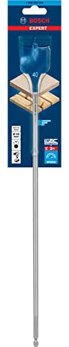 Bosch Professional 1x Brocas fresadoras planas Expert SelfCut Speed (para Madera blanda, Aglomerado, Ø 40,00 mm, Longitud 152 mm, accesorios Taladro de impacto rotativo)