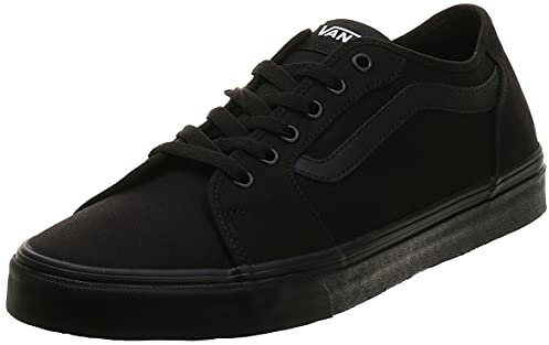 Vans Herren Filmore Decon Sneaker, Suede Canvas Black Black, 48 EU
