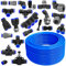 10mm Pneumatik Fittings alle 10er Steckverbinder Verschraubung Druckluft PU Schlauch > T-Stück mit AG 1/2 Zoll