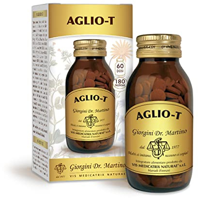 Dr Giorgini AGLIO-T pastiglie - 90 g (integratore di aglio per la regolarità della pressione arteriosa, 60 dosi)