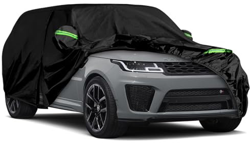 JUDANNA Waterproof Car Cover Intended for Land Rover Range Rover Sport 2005-2025, All Weather Outdoor Car Covers Full car cover with Zipper Door & Windproof Bands for Sun Rain Dust Protection