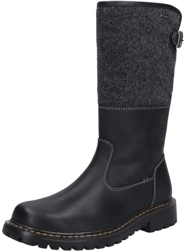 Josef Seibel Herren Winterstiefel Chance 41,Weite G (Normal),Wechselfußbett,wasserdicht,uebergangsschuhe,Winterboots,schwarz,43 EU