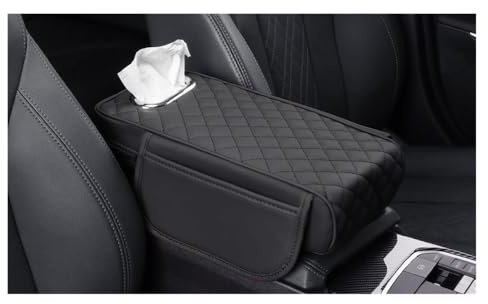 CDETKGER Coussin Accoudoir Voiture, pour Dacia Duster 3 2024 2025 Housse d'accoudoir Central Durable Console Centrale Protéger Pad d'accoudoir,A