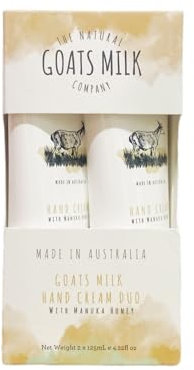 The Natural Goat Milk Company - Goats Milk Hand Cream Duo - With Manuka Honey 125mL×2