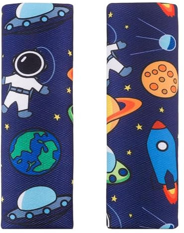 Lot De 2 Protège-Ceinture De Sécurité Pour Enfants - Coussin Ceinture De Sécurité Amovible Pour Adultes Et Enfants Protéger Cou/Epaules - Résistants à l'usure Et Durables - Pour Toutes Les Saisons