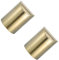 Gatuida 2 Piezas bote de basura de acero inoxidable kitchen bin papelera de mesa exterior pequeño tapas Poseedor cubo basura cubo de basura papelera de cocina Golden