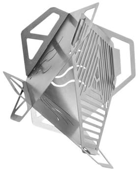 HNsdsvcd Foldable Pit Grills Folding Camping Grills Campfire Grills Stainless Steels Folding Pit For BBQ Picnics Patios