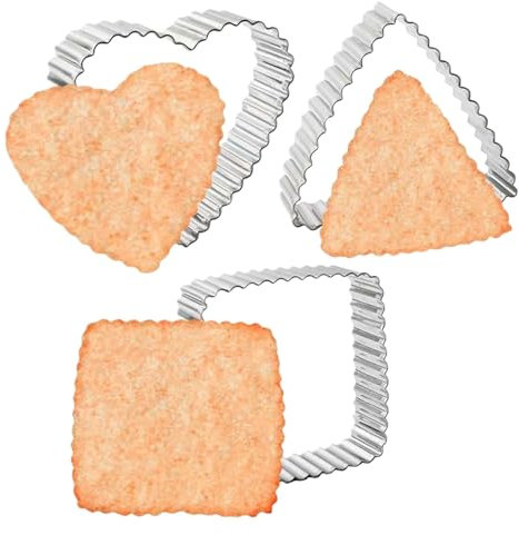 Stampo per taglierina cracker, cutter Cracker - Triangolo a di fondente cutter - Strumento di maker cracker antiaderente facile per panini, muffin, fondente