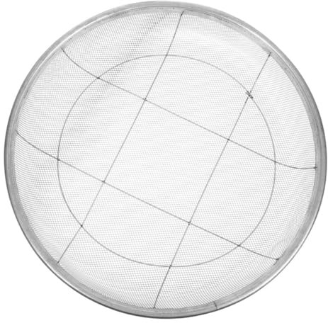 Garneck Setaccio Manuale Maglia Fine Per Sabbia e Ghiaia Bacinella Classificazione Rotonda e Filtro in Arenaria