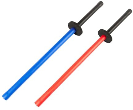 Fenteer Juego de 2 Espadas de Espuma para Entrenamiento de Artes Marciales, de Entrenamiento con Acolchado Grueso y Herramientas de Acolchadas, 85 Cm