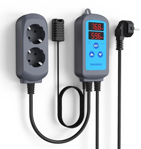 Inkbird Feuchtigkeitsregler mit Entfeuchtungs- und Befeuchtungsfunktion
