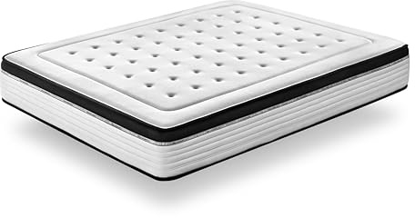 Kuo Dream - Colchón Viscoelástico Bio Memory | Termo-regulador INNOGEL | Firmeza Media para Soporte Lumbar | Reversible Verano/Invierno | Altura 26cm 135x190 cm