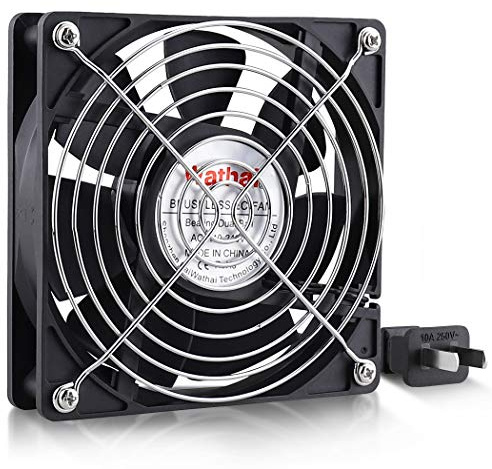 Wathai EC 120mm x 25mm Ball DIY Cooling Ventilation Exhaust Fan 110V 115V 120V 220V 240V AC Axial Case Muffin Fan