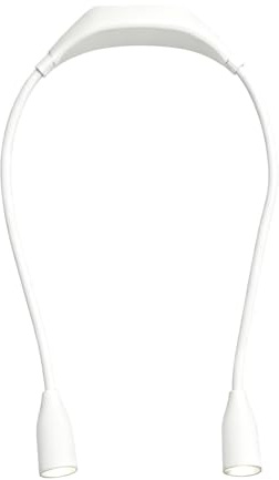 Around Neck Light, Adjustable Book Lamp, 3 Color Dimmable LED with 9 Modes, Flexible Collar Light with Hands‑Free Style, Reading Neck Lamp, Work Aid for Maintenance Repairing Crafting Sewing Knitting