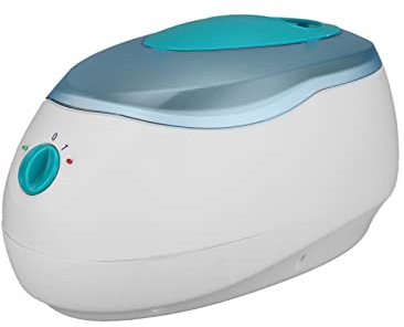 HUSHUI Máquina de Baño de Cera de Parafina, Kit de Depilación Profesional de 2,3 L para Manos, Pies, con Cubierta Transparente y Aislamiento Térmico, Adecuado para Salón y (220V Enchufe europeo)