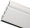 5m x 100mm (4) White Torus/Ogee Plastic Skirting Board Easy-Fit Durable and Authentic Roomline uPVC Skirtingboard