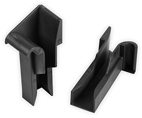 DIWARO®Einlauftrichter für Mini Aluminium-Führungsschiene | 20 mm | schwarz