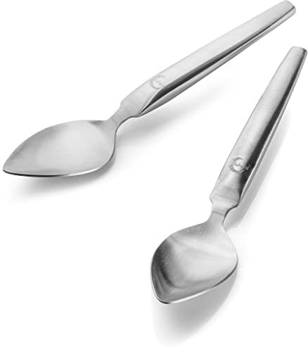 Plate-it Quenelle Löffel Groß, 2-teiliges Set